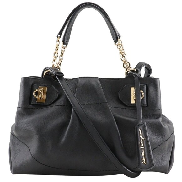 SALVATORE FERRAGAMO Black Bag - Picture 1 of 14